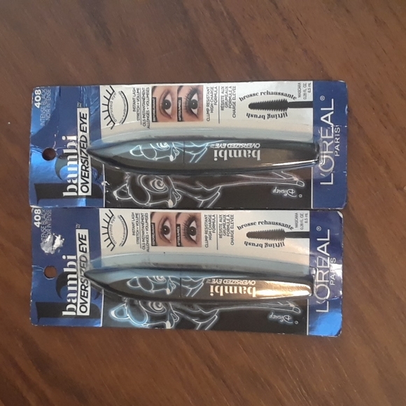 L'Oreal Other - Lot of two Loreal, full size,  bambi oversized Eye mascara in intense black #408